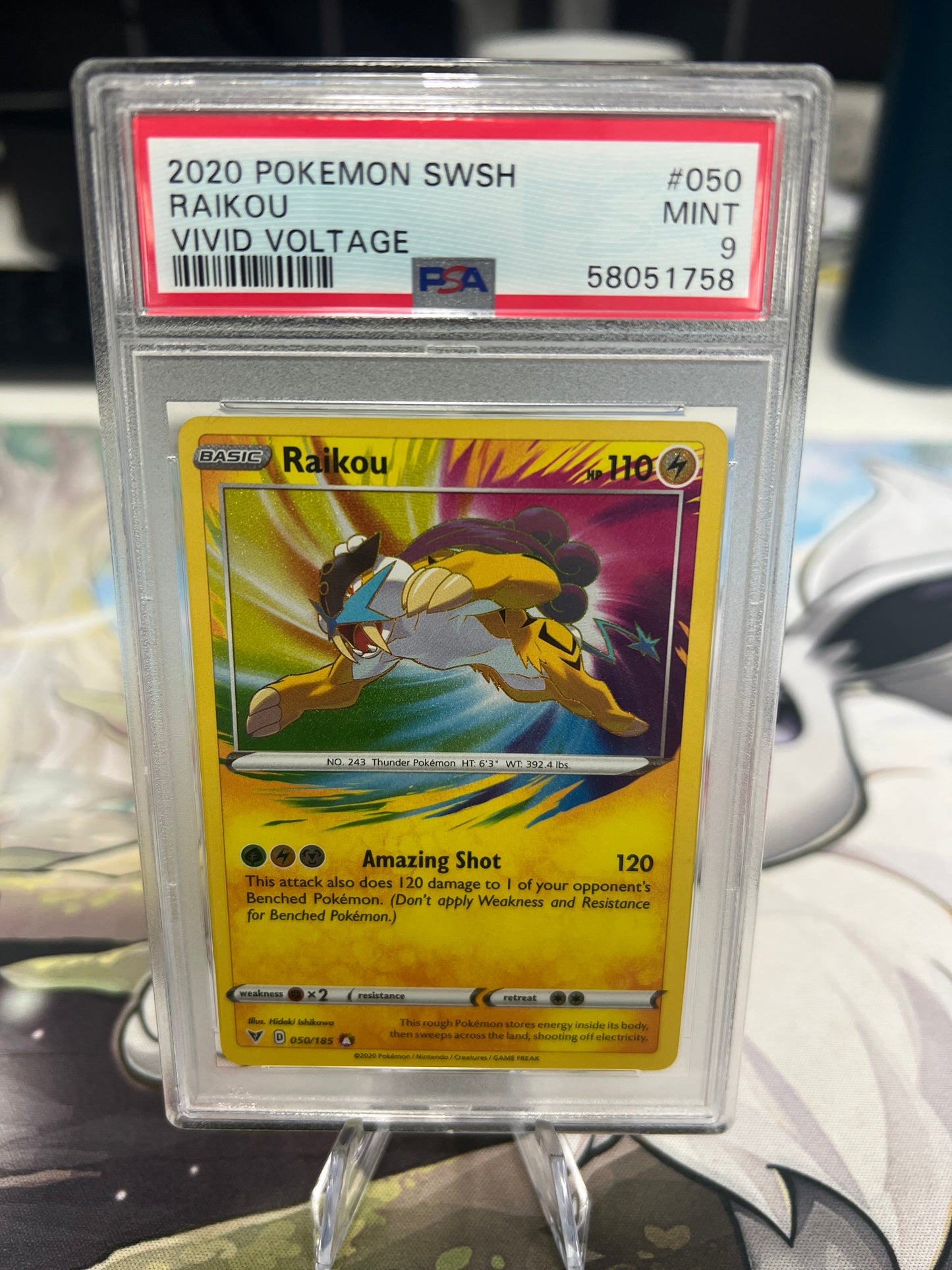 PSA 9 Raikou 050/185