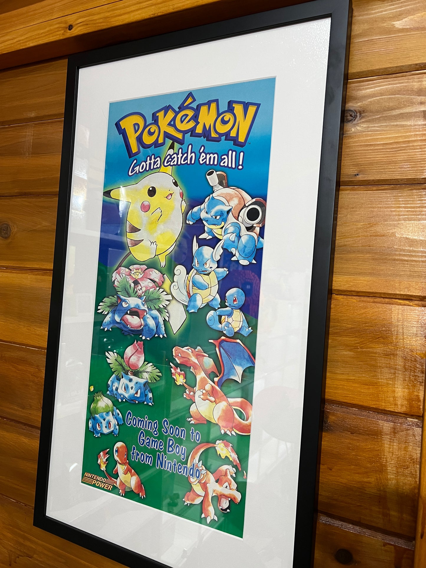 1999 Official Pokemon Red/Blue Game Boy Nintendo Power Poster Original Authentic