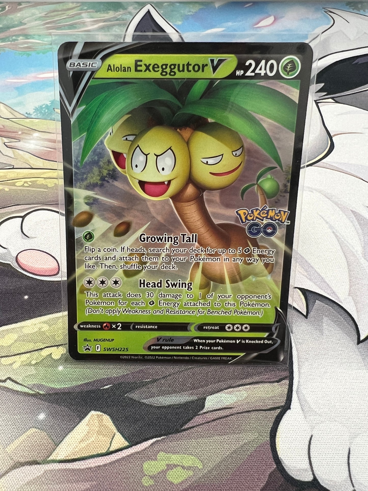 SWSH225 - Alolan Exeggutor V Promo Card