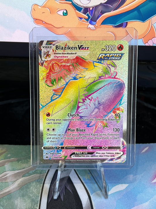 200/198 Rainbow Blaziken Vmax