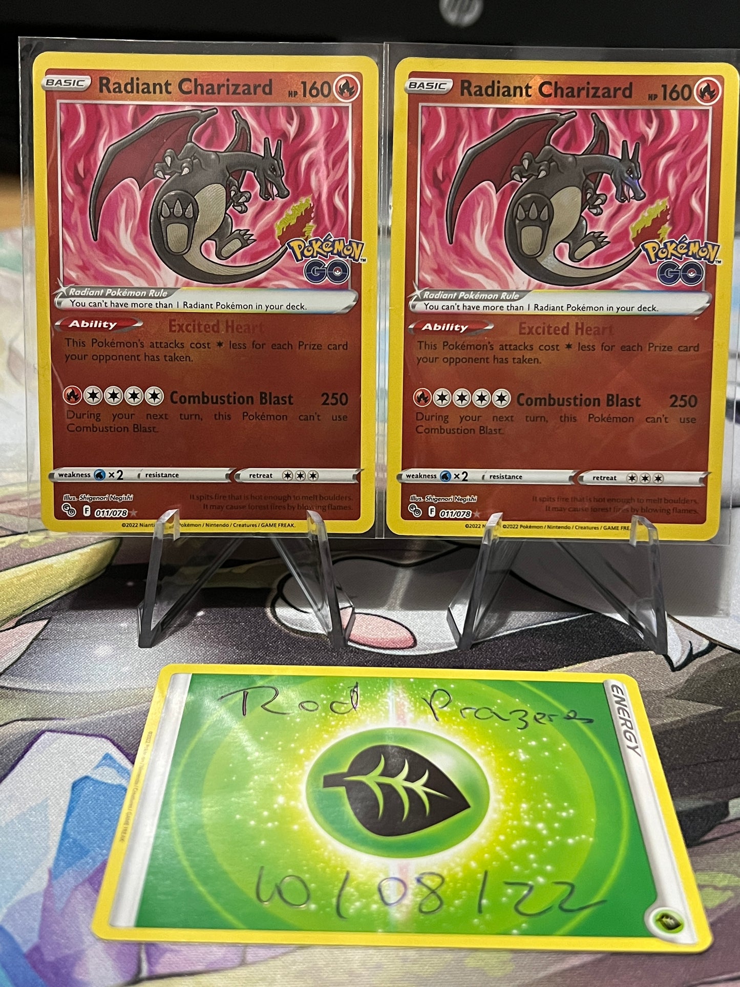 Radiant Charizard Pair